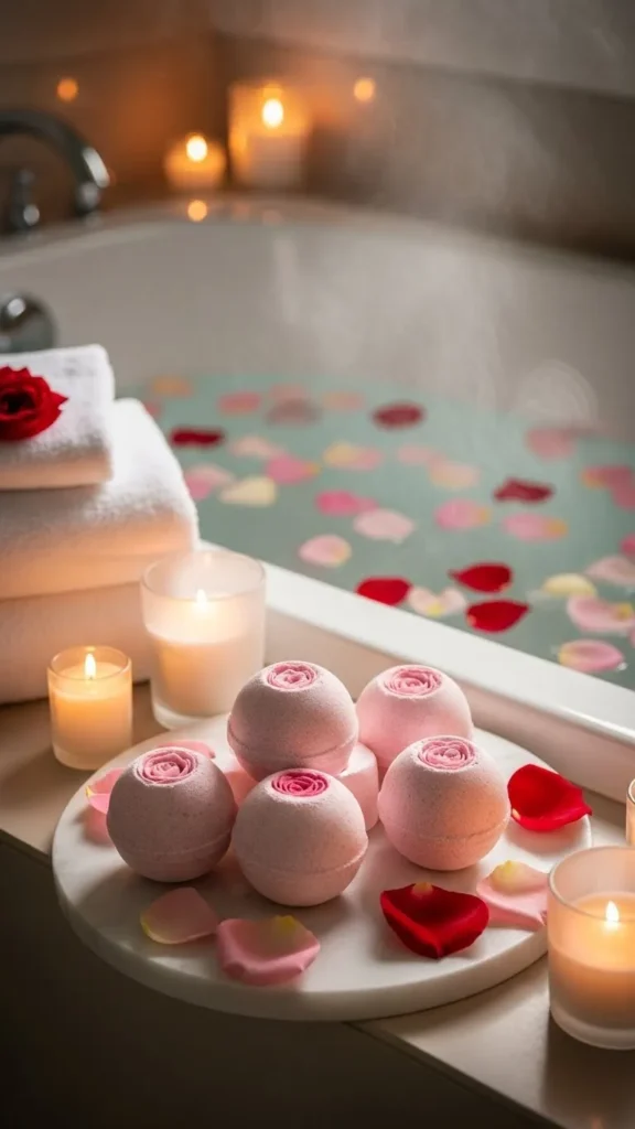 Rose Bath Bombs