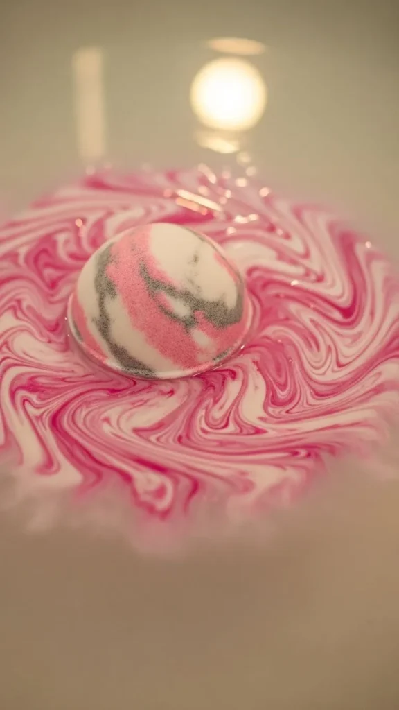 Rose Marble Swirl Bath Bomb