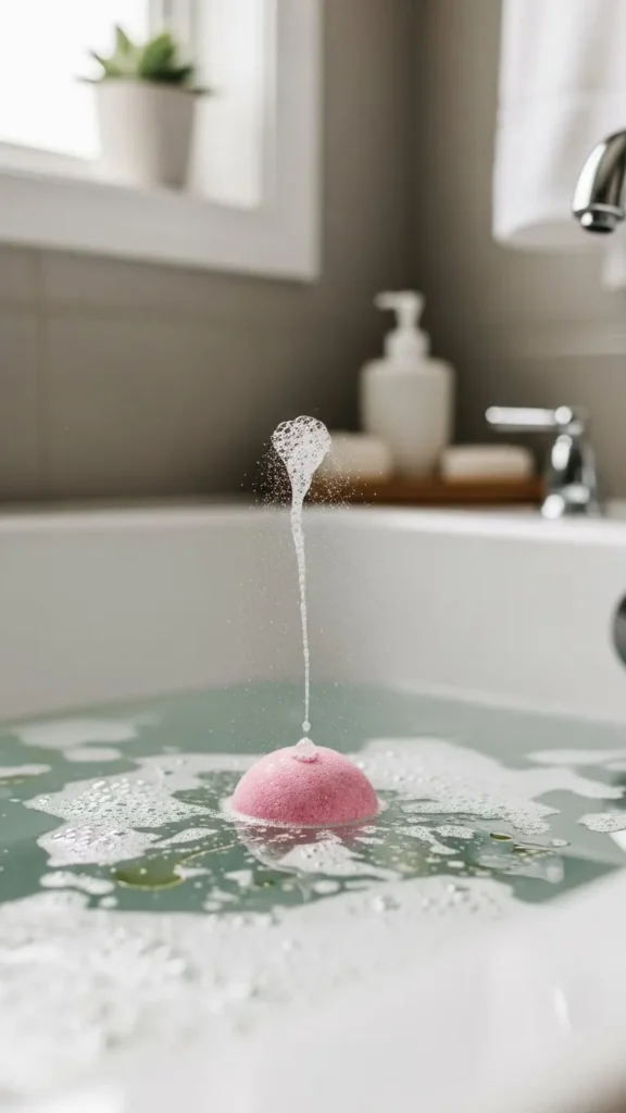 Rose and Shea Butter Bath Bomb