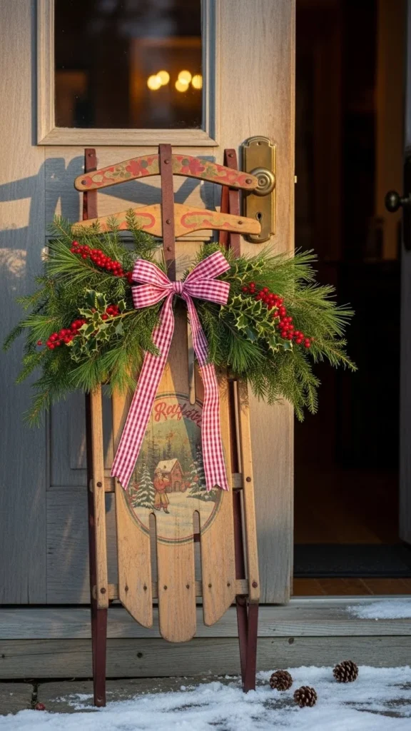 Rustic Porch Sled