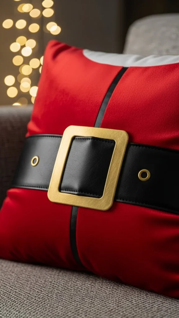 Santa Belt Pillow
