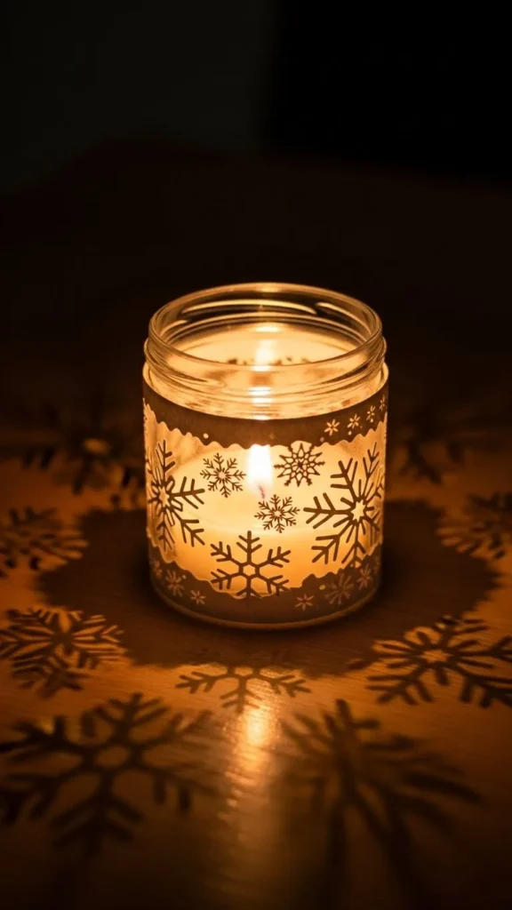 Snowflake Cutout Paper Sleeve