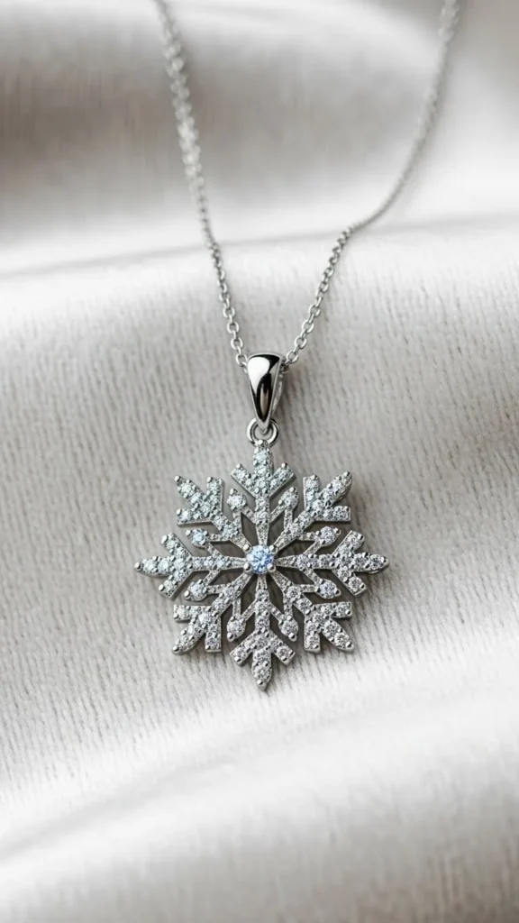 Snowflake-Inspired Pendants