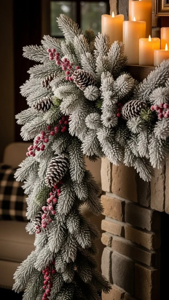 Snowy Pine Garland
