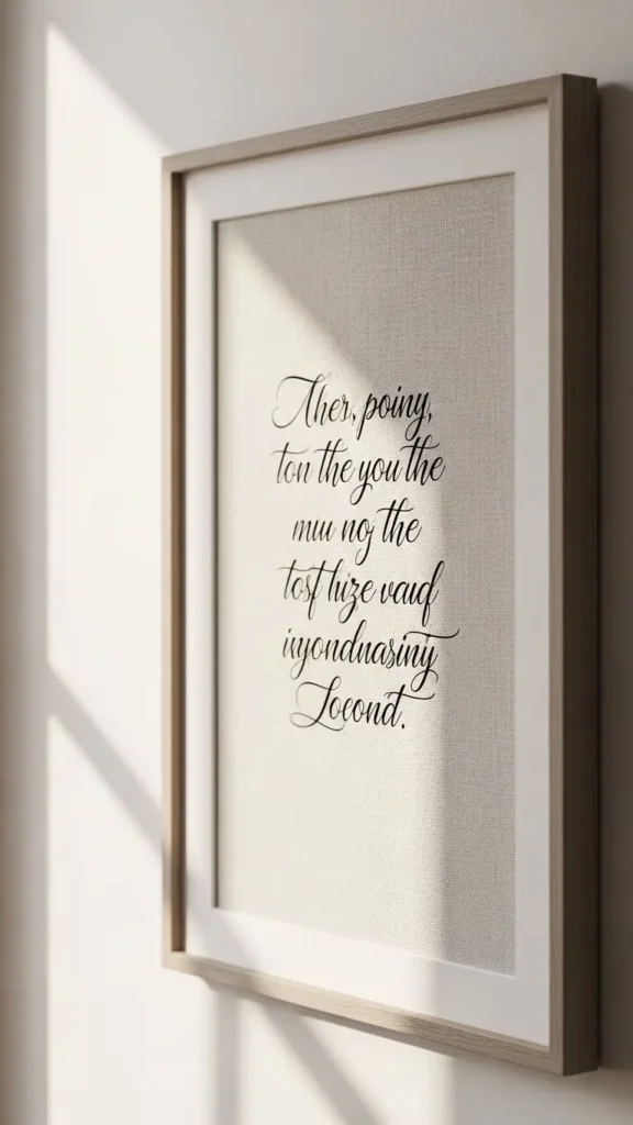 Soft Script Love Quotes in Neutral Frames