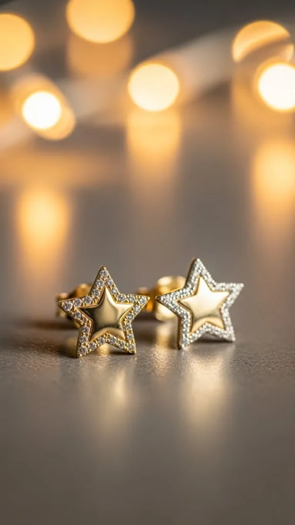 Star-Shaped Earrings