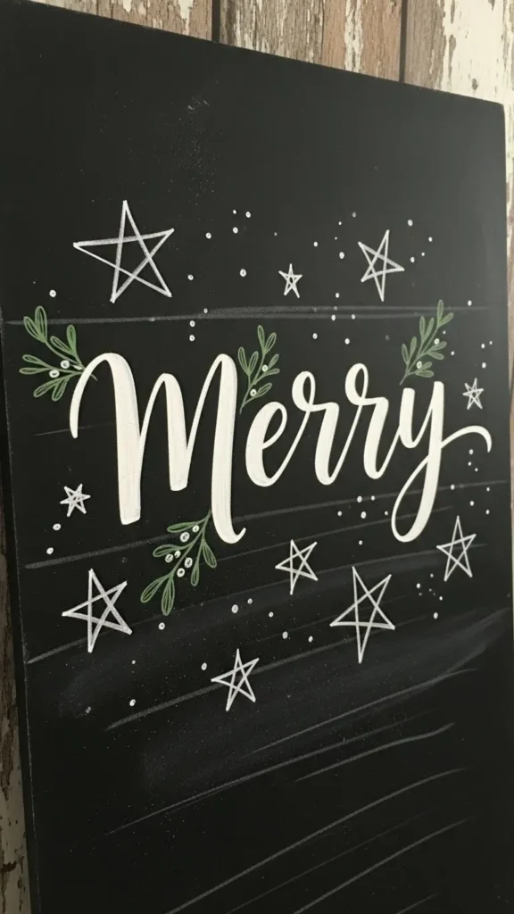 Start Lettering Your Christmas Message