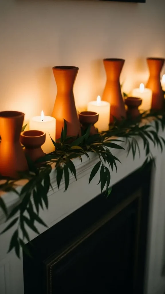  Terracotta Candle Holders