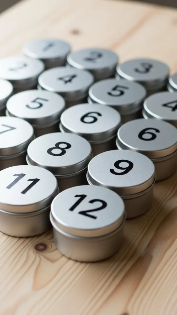 Tiny Tin Advent Calendar