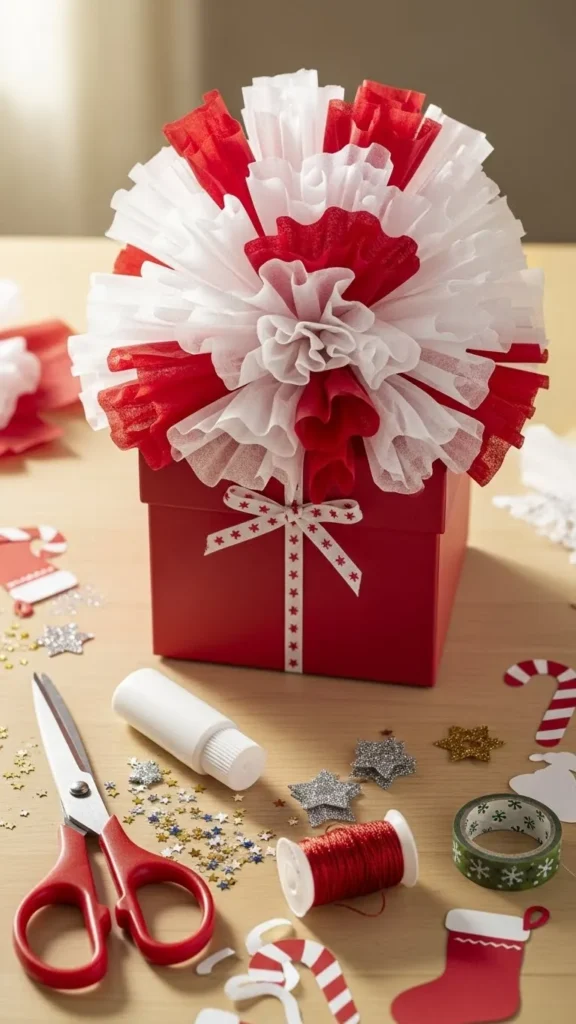 Tissue Paper Ruffle Box