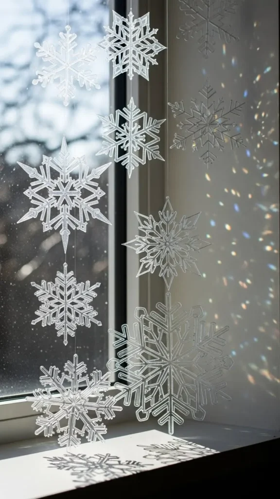 Transparent Acetate Snowflake