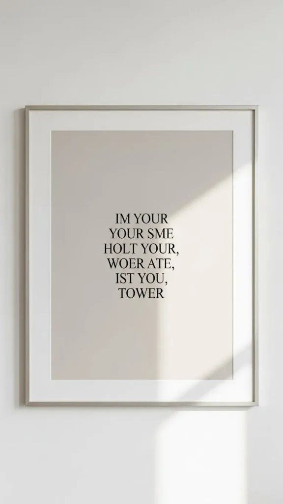 Typography-Only Love Statements