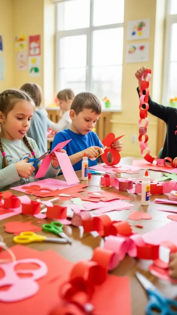Valentine Paper Chains