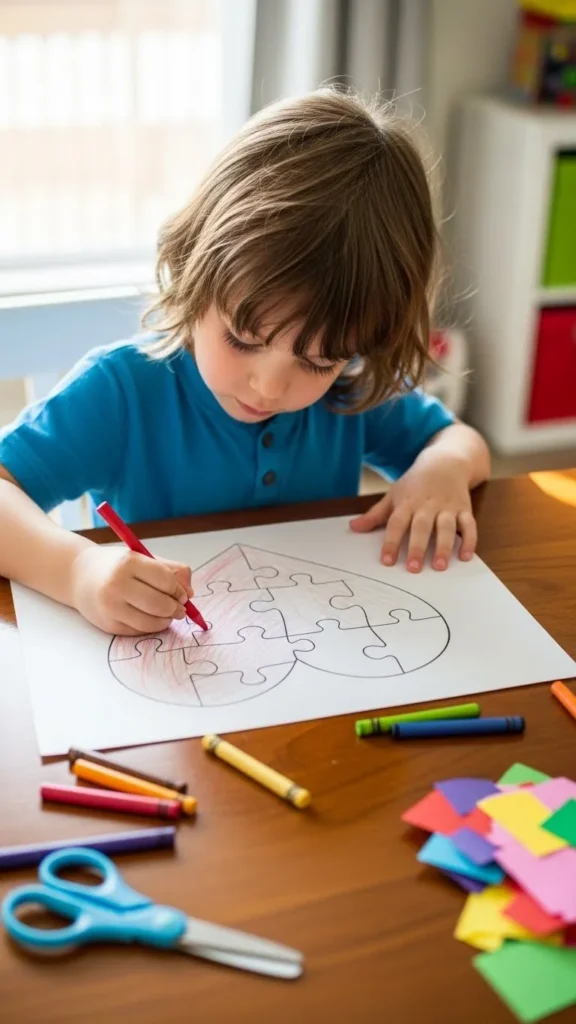 Valentine Puzzle Hearts