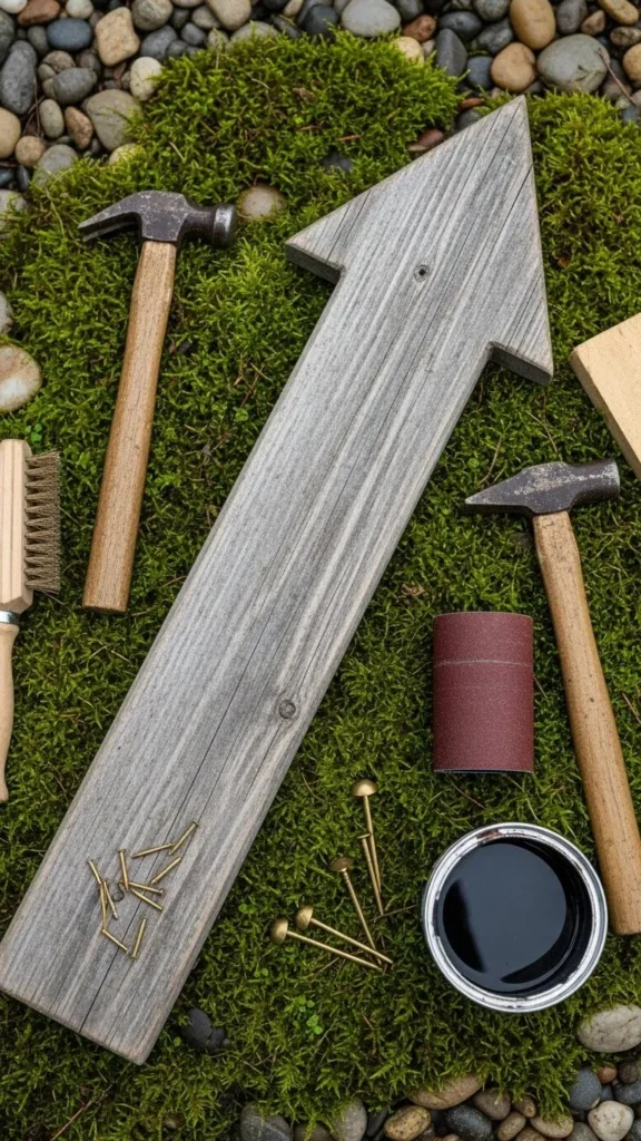 Vintage-Style Arrow Sign