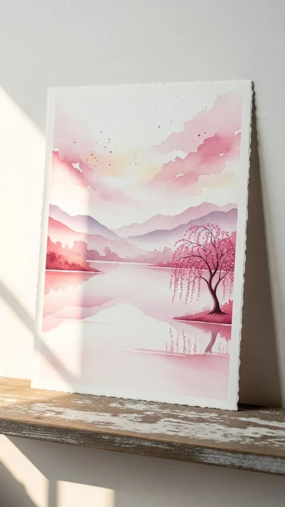 Watercolor Love Quote Art