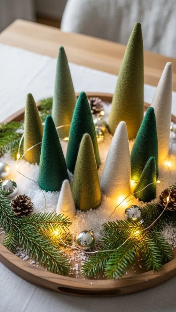 Where to Display Your DIY Felt Trees
