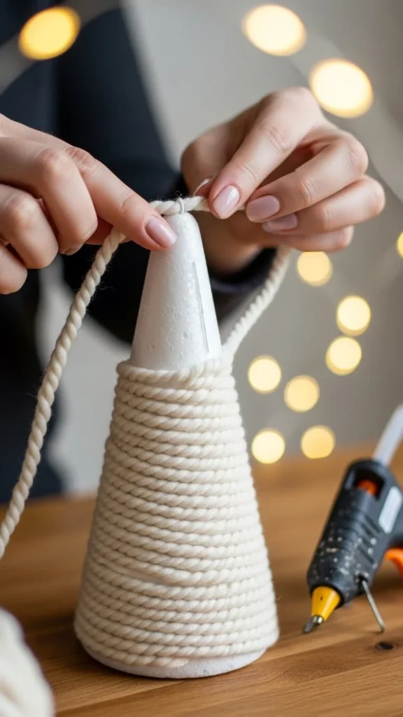 Wrap the Yarn Around the Cone