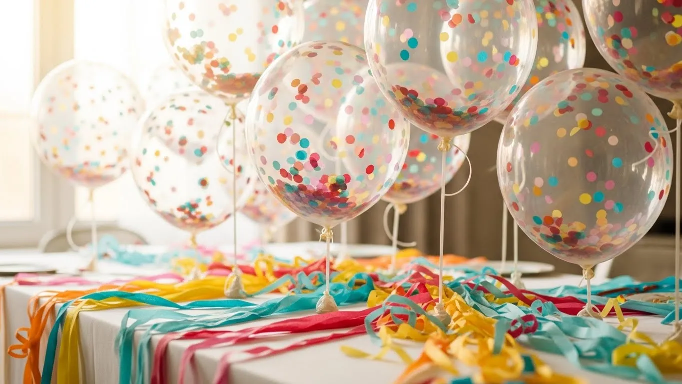 21 Colorful Confetti Balloons That Deliver Party Fun