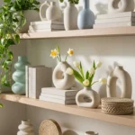 22 Easy Spring DIY Shelf Styling Ideas That Look Styled