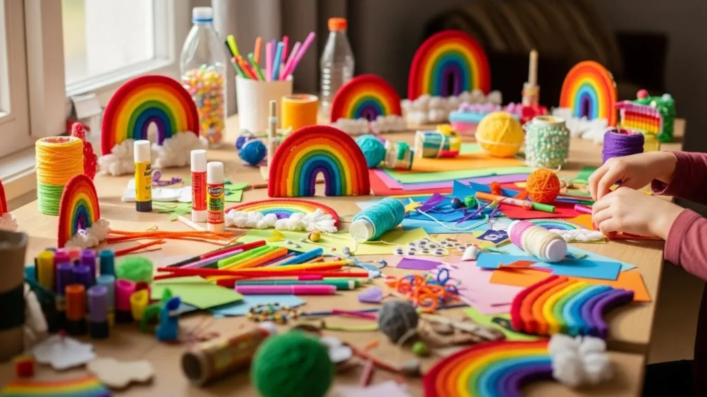 23 Simple Rainbow Crafts That Keep Kids Busy