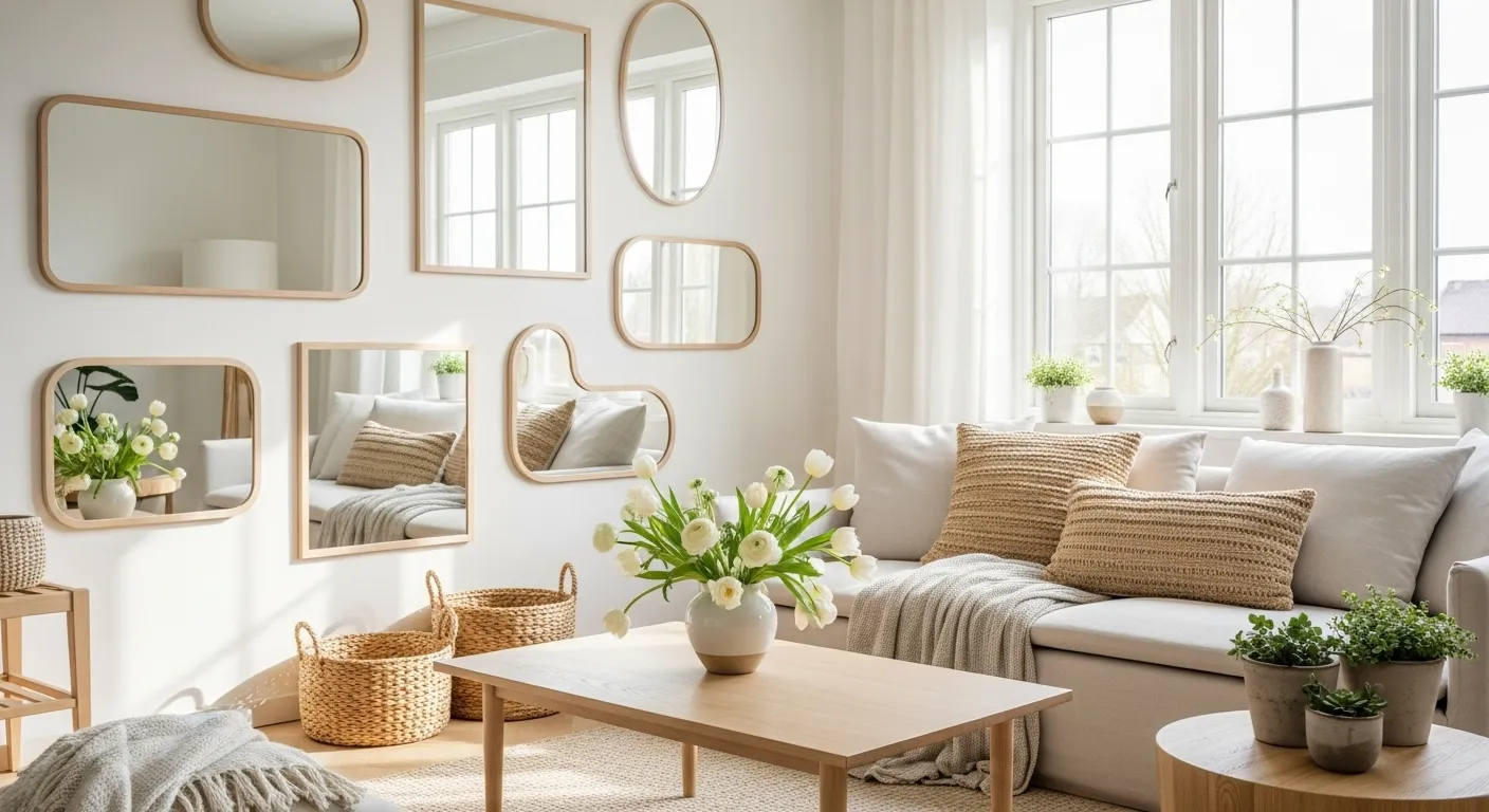 24 Creative DIY Spring Mirror Decor Ideas That Reflect Light