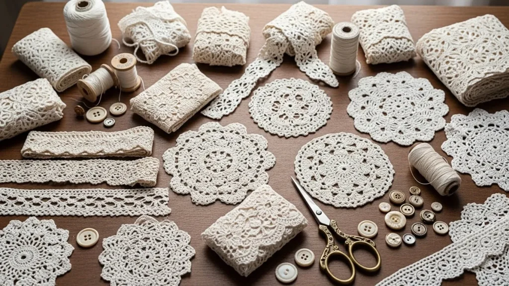 24 Delicate Lace Crafts That Add Vintage Charm