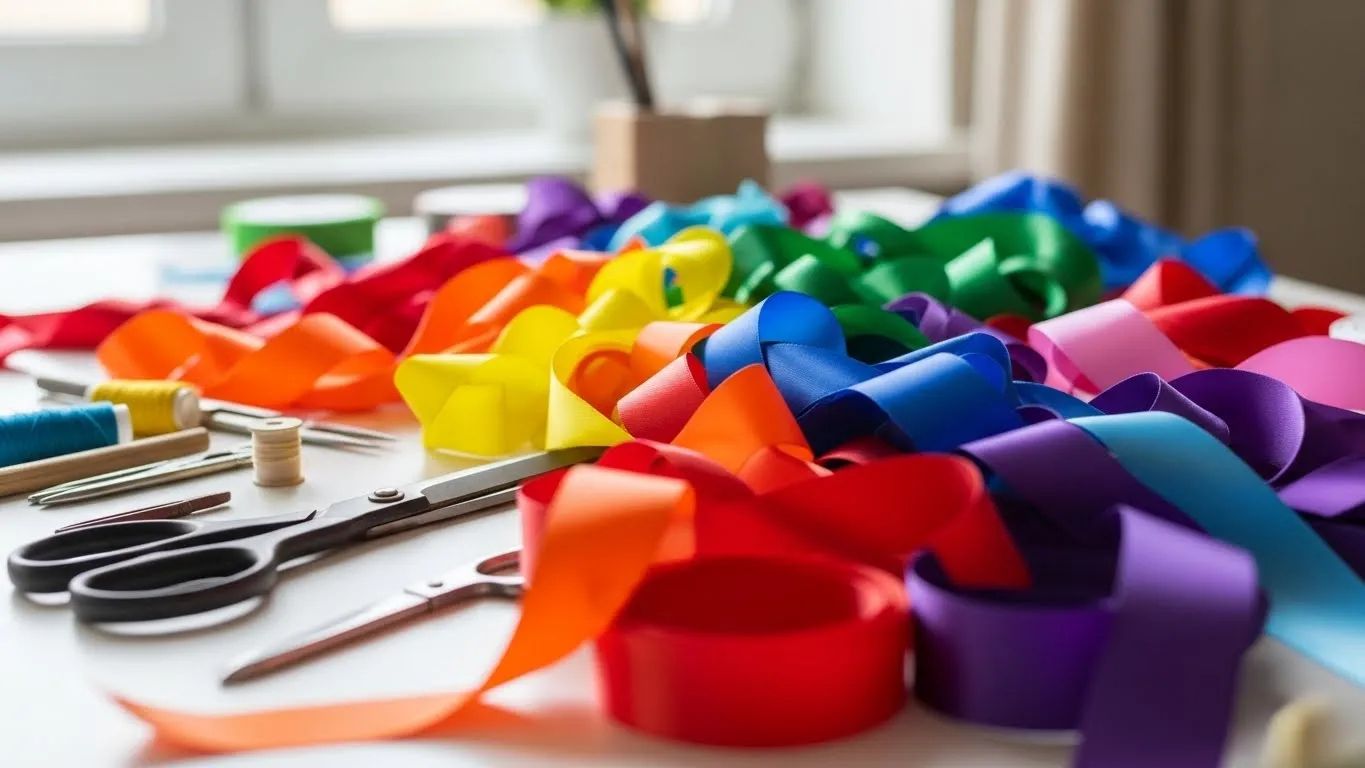 24 Easy Rainbow Ribbon Crafts That Add Color Fast