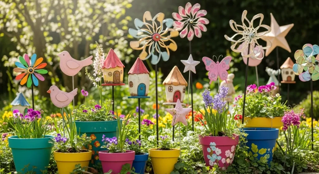 25 Fun DIY Spring Garden Crafts That Feel Whimsical