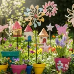 25 Fun DIY Spring Garden Crafts That Feel Whimsical