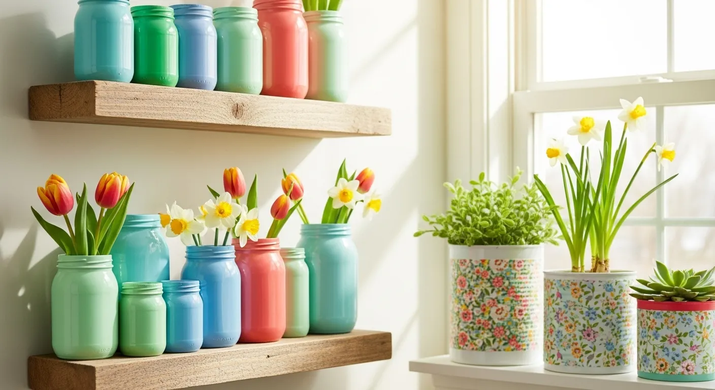27 Smart Spring DIY Upcycled Decor Ideas That Save Money