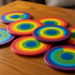 29 Bold Rainbow Coasters That Add Pop and Protection