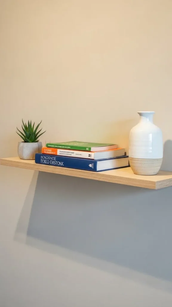 Add Floating Shelves for Flexible Styling