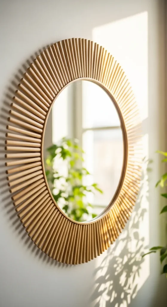 Bamboo Border Mirror