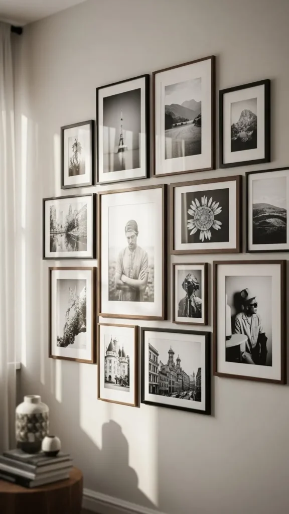 Black-and-White Unity Wall