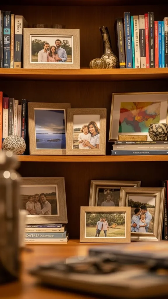 Bookshelf Photo Layers