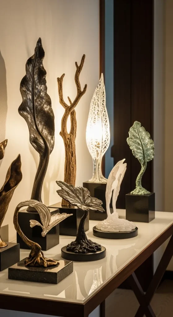 Botanical-Inspired Tabletop Sculptures