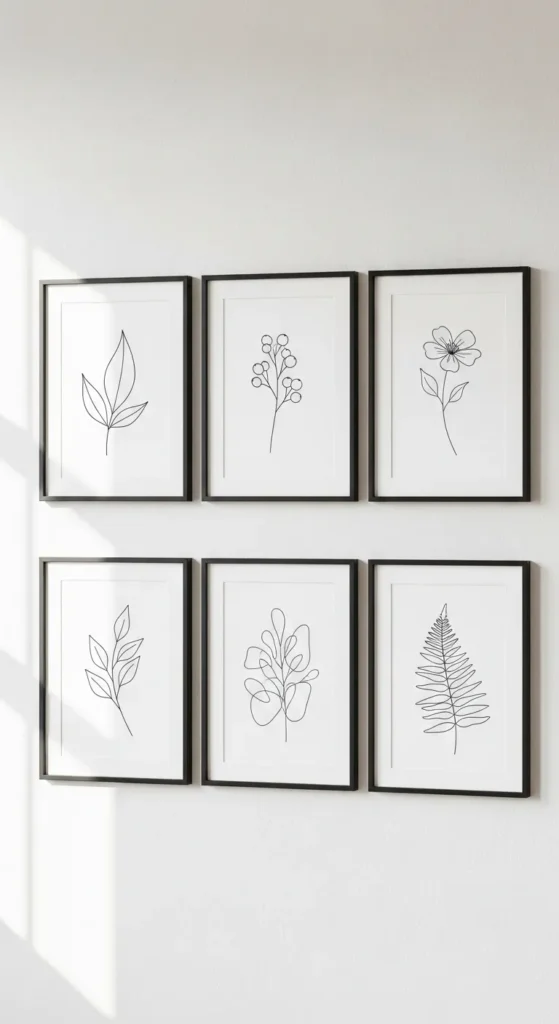 Botanical Line Art Prints