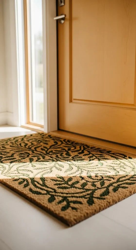 Botanical Motif Door Mats