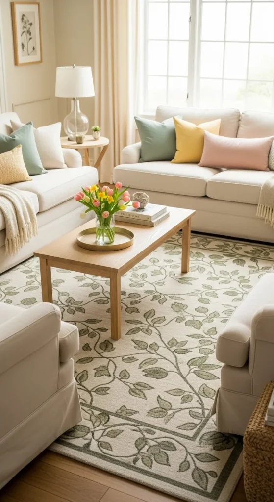 Botanical Patterned Area Rugs