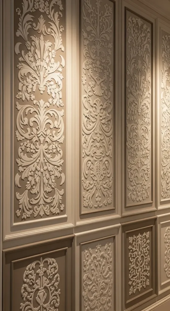 Botanical Relief Wall Panels