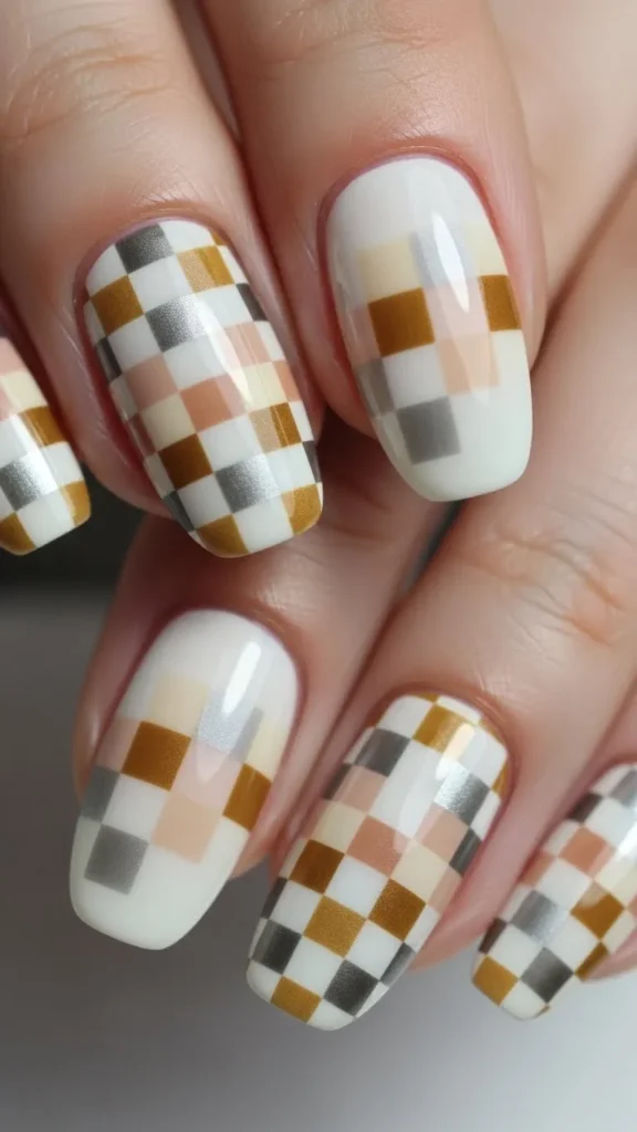 Checkerboard Holiday Decals