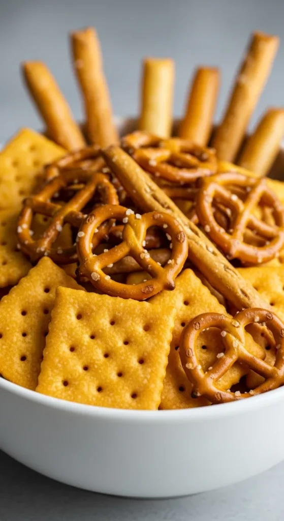 Cheesy Cracker Medley