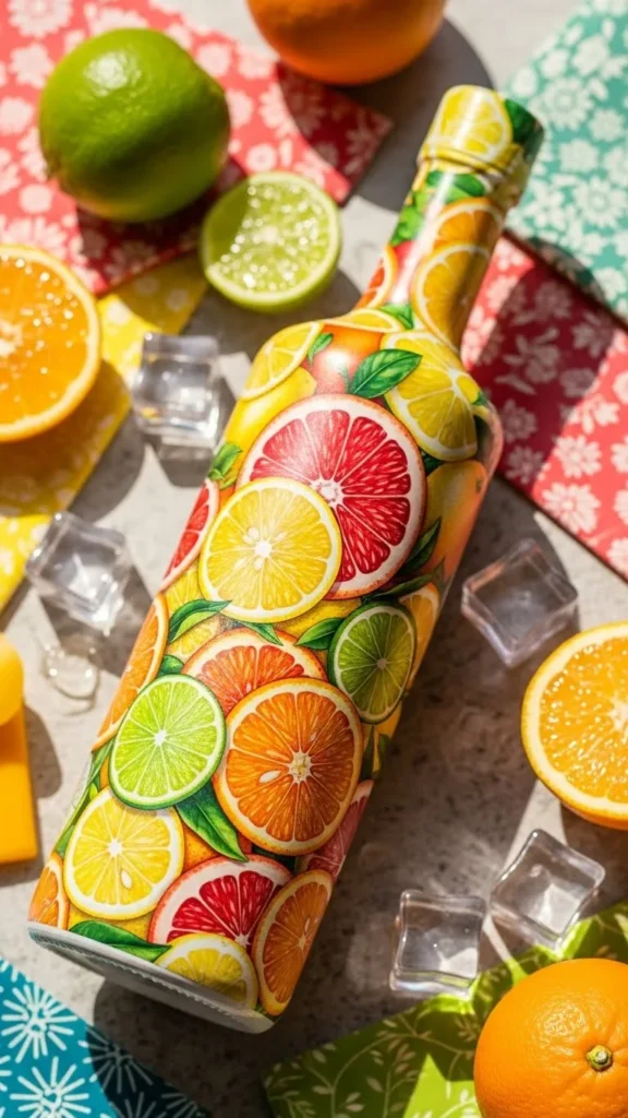 Citrus Illustration Labels