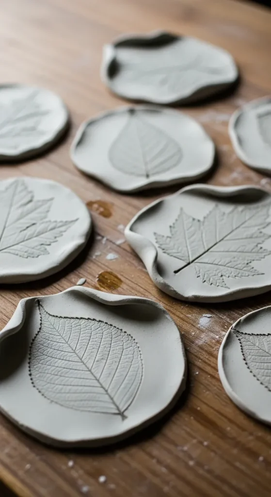 Clay Leaf Impressions