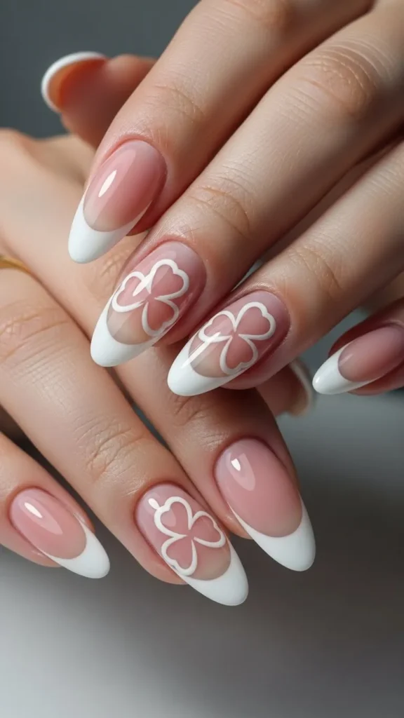 Clover French Outline