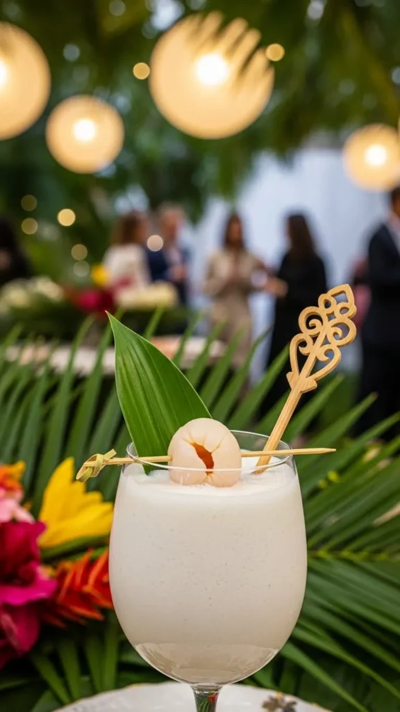 Coconut Lychee Smoothie