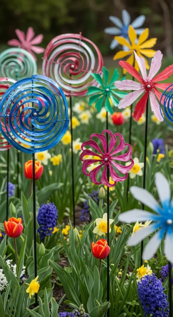 Colorful Garden Wind Spinners