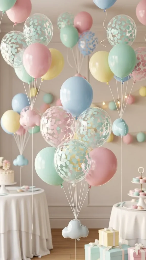 Confetti Balloons for Baby Showers