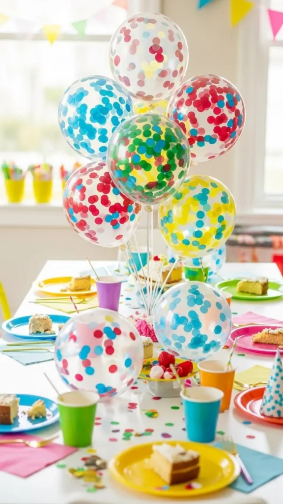 Confetti Balloons for Kids’ Parties